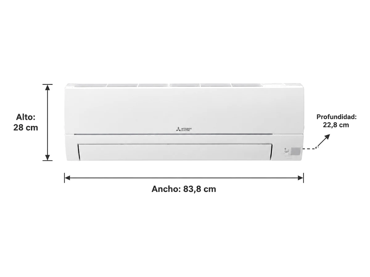 Equipo Mitsubishi Electric multisplit 2x1 serie HR (2000FG+ 3000FG)