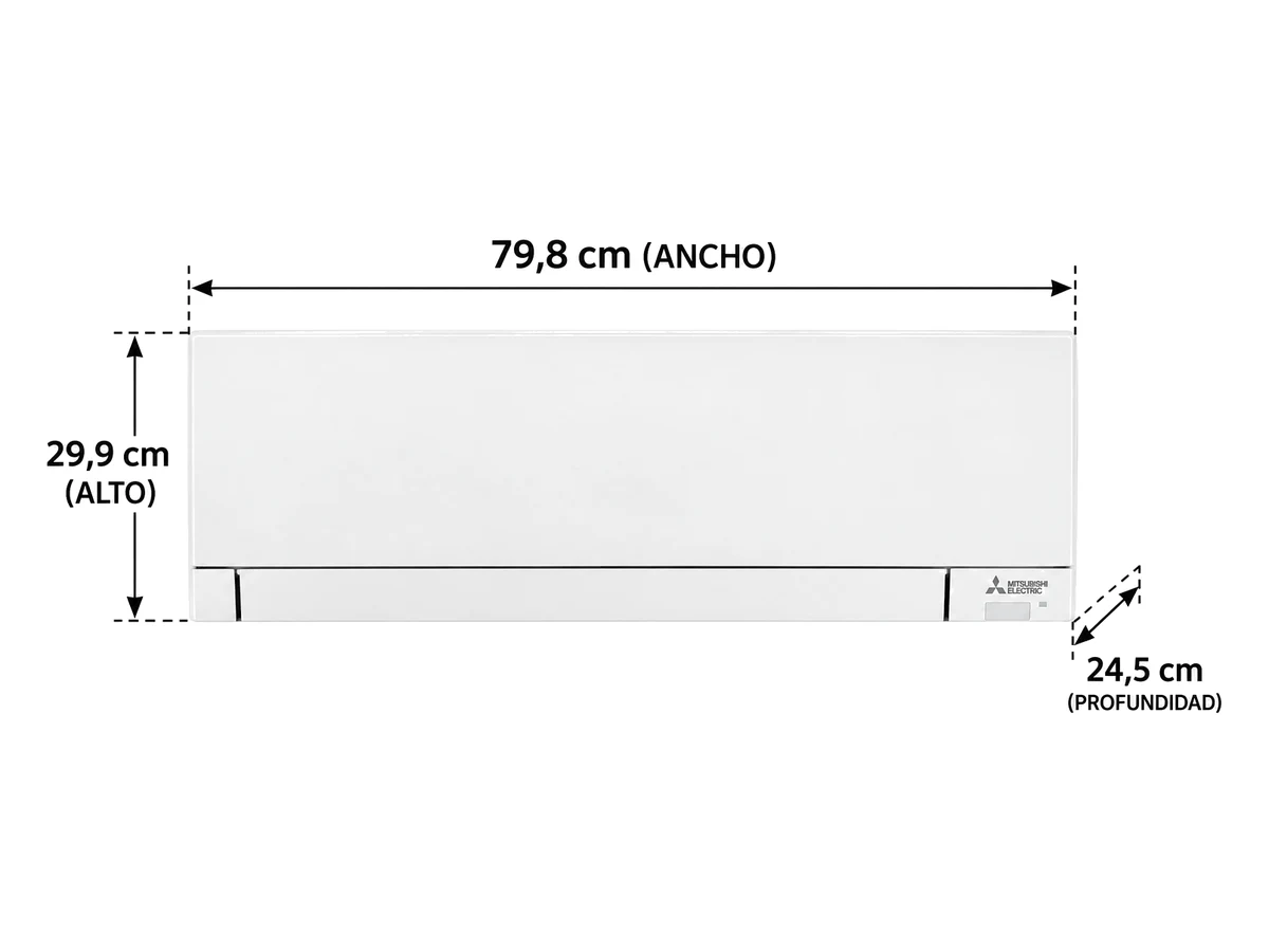 Mitsubishi Electric 3x1 con 2 Unidades interiores MXZ-3F68VF3 4300 + 3000