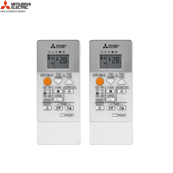 Equipo Mitsubishi Electric multisplit 2x1 serie + MXZ-2F42VF + MSZ-AY20VGK2 + MSZ-AY25VGK2 (1720FG+ 2150FG)